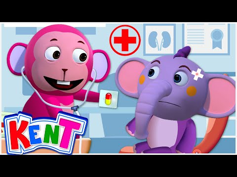 The Doctor Boo Boo Song | Kent The Elephant | Nursery Rhymes
