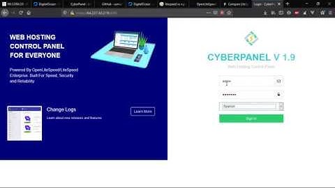 5 Instalando Cyberpanel en nuestro VPS - Digital Ocean
