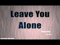 Leave You Alone (Instrumental) (With Hook)