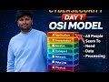OSI Model in 5 Minutes | 7 Layers Of Networking | Cybersecurity Day 1