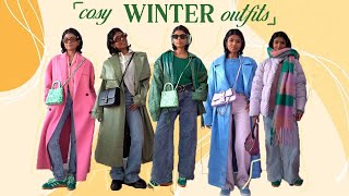 casual and cute winter outfit ideas ❄️