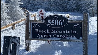 Snowboarding Brothers Beech Mountain NC Jan 18 2022 Snowstorm