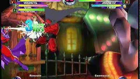 MvC2 Online (360): Brett (MSDoom) vs Gamweasel (Guile/Mag/Tron) 8 .:12.28.09:.