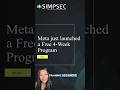 Meta launched a free 4-week program training beginners to be fiber technicians