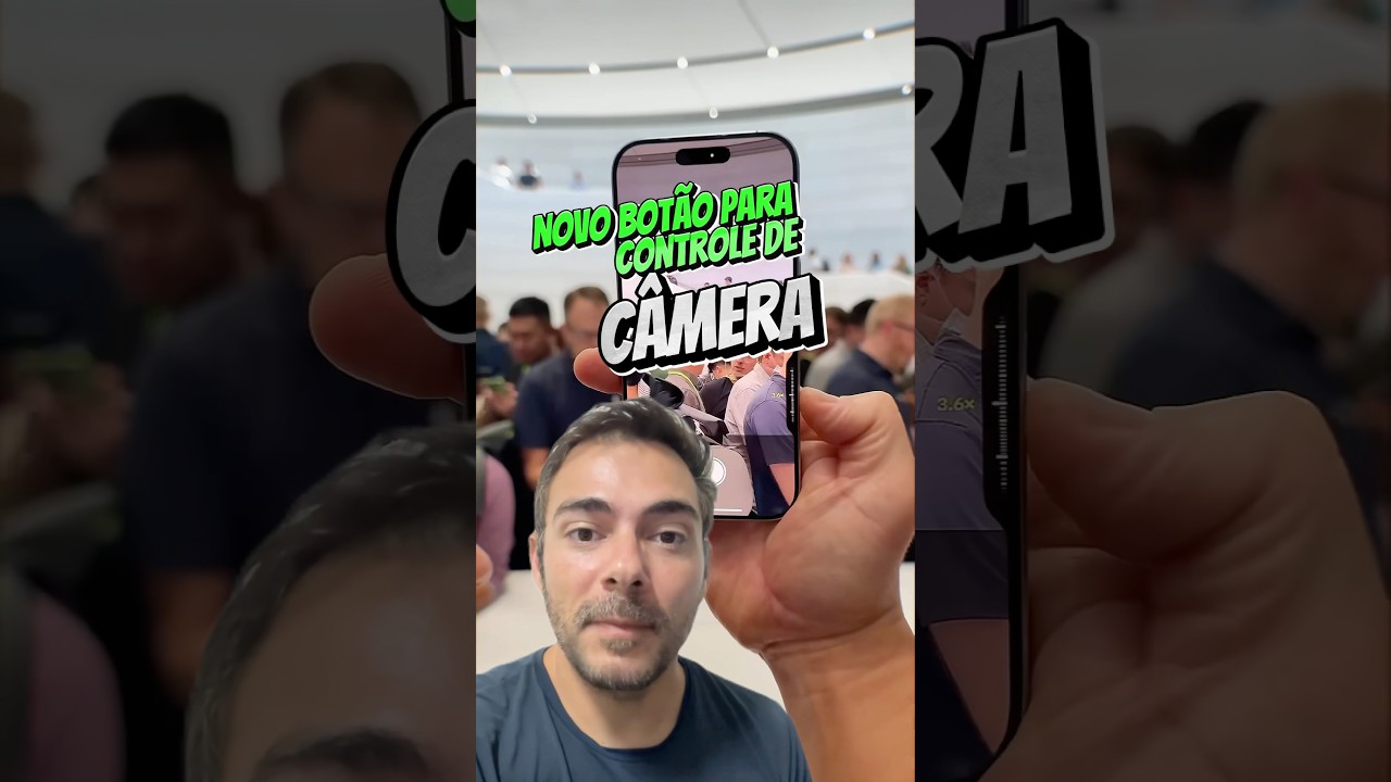 Novo botão no iPhone 16 para controle de câmera 