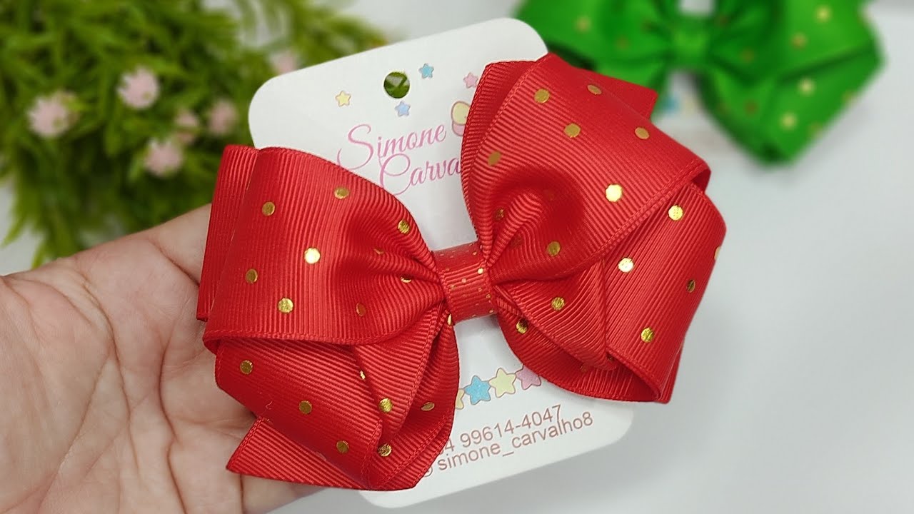 Laço Festas de Fim de Ano - Laço Formosura 🎀