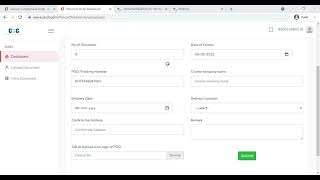 UTI Pan Card Document Tracker process .
