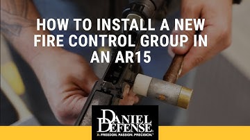 How to Install a Fire Control Group in an AR15