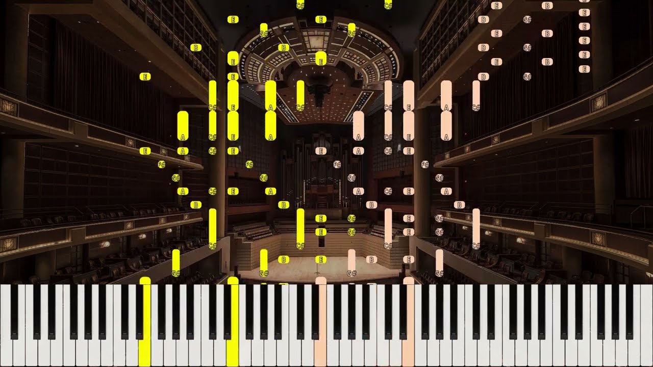 Franz Liszt - Hungarian Rhapsody No. 2 | Piano Synthesia | Library of Music