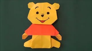キャラクター折り紙の折り方 ディズニー くまのプーさんの作り方 人気の折り紙 簡単折り方まとめ