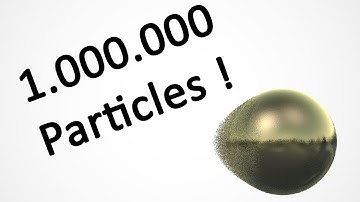 1.000.000 3D Particles Render!