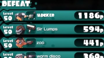 When the Splatoon 1 Hacker LOSES The Match