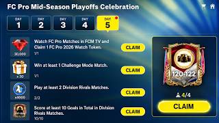 I Tried FC PRO CELEBRATION Rewards For 5 Days On a New Account... How high Did Our OVR Go? #fcmobile screenshot 1