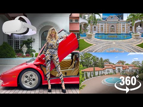 Virtual Reality 360 Real Estate Tour - Versace Mansion Inspired Home in Potomac, Maryland