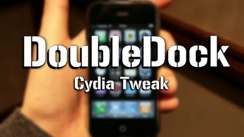 DoubleDock: Two Docks on Homescreen for iPhone, iPod Touch, iPad