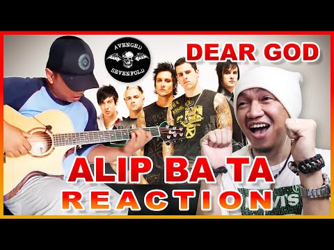 ✪ ALIP BA TA ✪ FINGERSTYLE REACTION VIDEO A7X - DEAR GOD