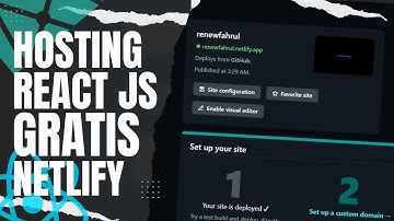 CARA HOSTING REACT JS PROJECT GRATIS DAN MUDAH DI NETLIFY