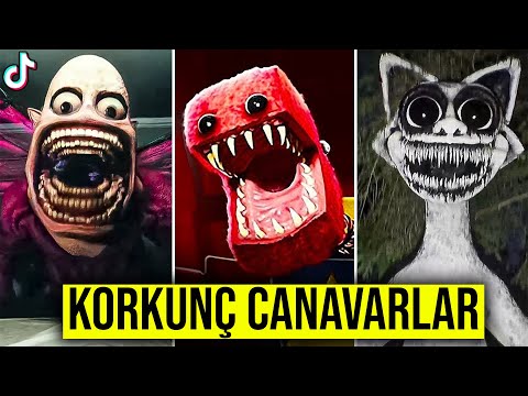 TİKTOK'daki EN KORKUNÇ CANAVARLAR 😱 En Korkunç Tiktok Videoları (Boxy Boo , Cartoon Cat)