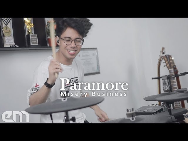 Paramore - Misery Business | Drum Cover by Erza Mallenthinno class=