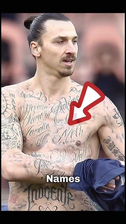 Why ibrahimovic removed all of the tattoos on his body ? - YouTube