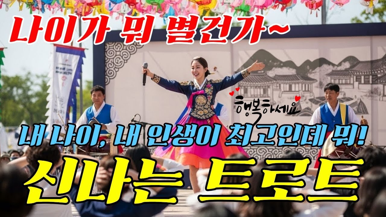 [Creative Trot] 🎵나이가 뭐 별건가🎵 육십이 뭐 별건가 칠십이 뭐 대수냐 마음만은 아직도 스물 다섯이야~~