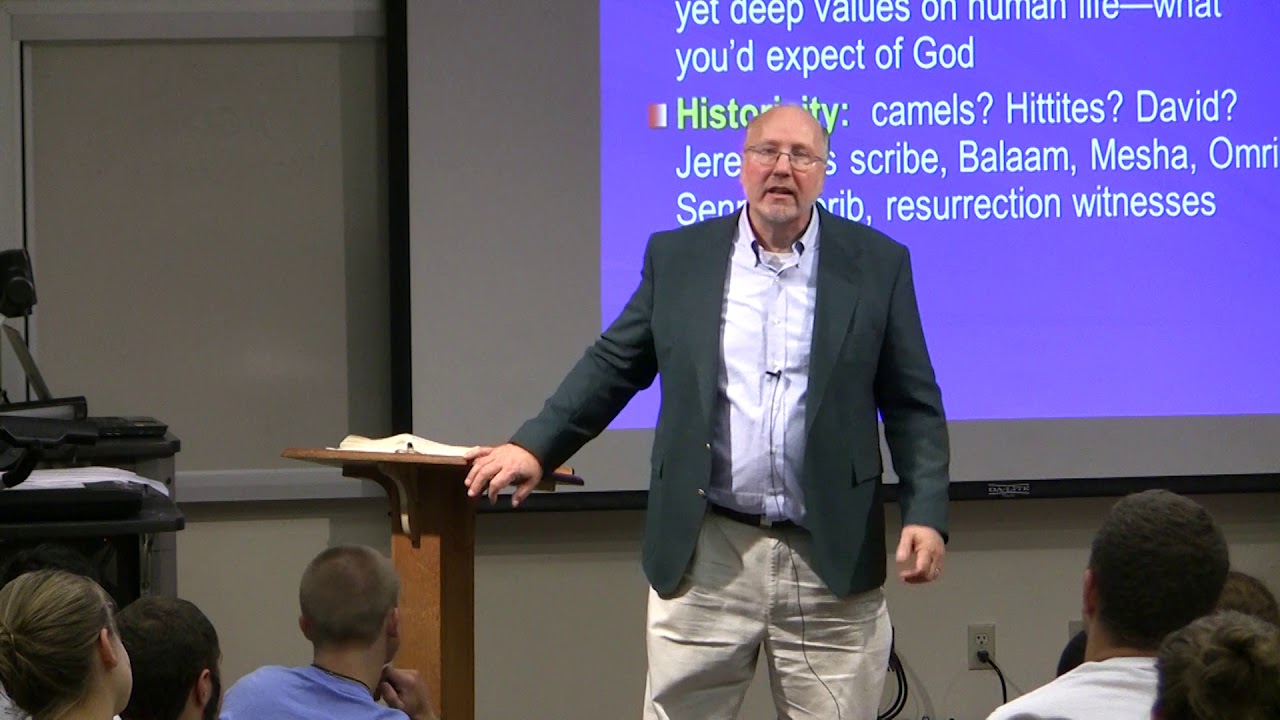 Dr. Ted Hildebrandt, Old Testament History, Lecture 2F, Alleged Errors YouTube
