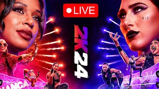 (XSX) WWE 2K24 (Live) P.14 MyRise Unleashed! Rhea Ripley Path! (1080p)
