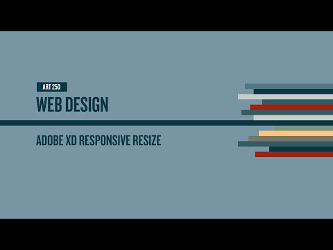 Using Adobe XD's responsive resize feature