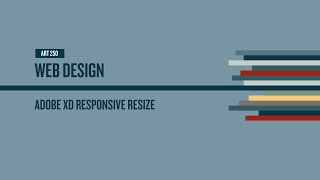 Using Adobe XD's responsive resize feature