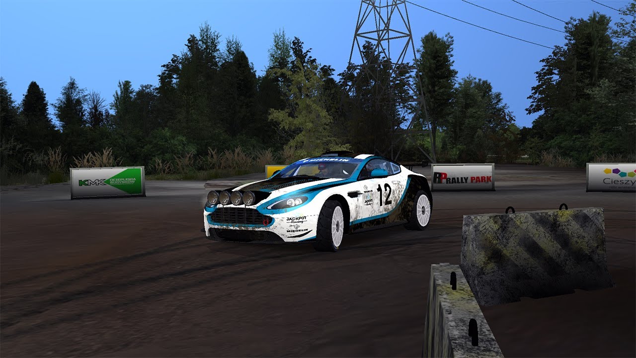 Richard Burns Rally RWD: Kaczyce 2, in an Aston Martin Vantage RGT ...