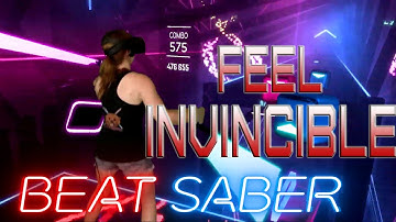 Beat Saber || Feel Invincible - Skillet (Expert) Full Combo || Mixed Reality