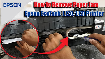 How to Remove Foreign Object and Crumpled Paper that Causes Paper Jam Error of Epson L121 Printer.