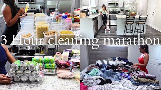 3 hours of cleaning motivation | cleaning marathon | organize & declutter | clean with me