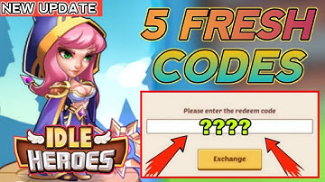 NEW IDLE HEROES REDEEM CODES 2021 - IDLE HEROES CODE 2021 - CODE IDLE HEROES