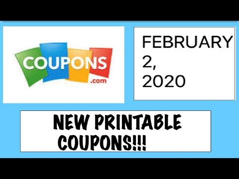 *HOT* NEW PRINTABLE COUPONS!– 2/2/20