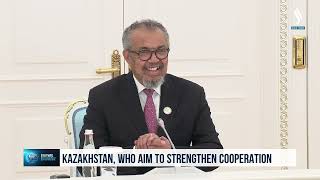 Kazakistan ve DSÖ işbirliğini geliştirmeye odaklanıyor