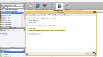 PowerTeacher: Renaming Classes