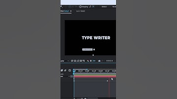 How To Make TYPEWRITER Effect in After Effects