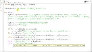 27  Simple Substitution Cipher Part 2 Substitution Cipher In Python Part 2