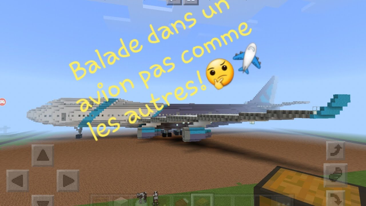 Balade dans un grand et formidable avion sur Minecraft. - YouTube