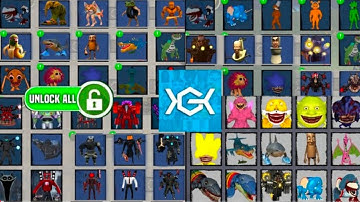 Nextbots in playground mod unlocked all free new characters tung tung sahur chasing nextbots