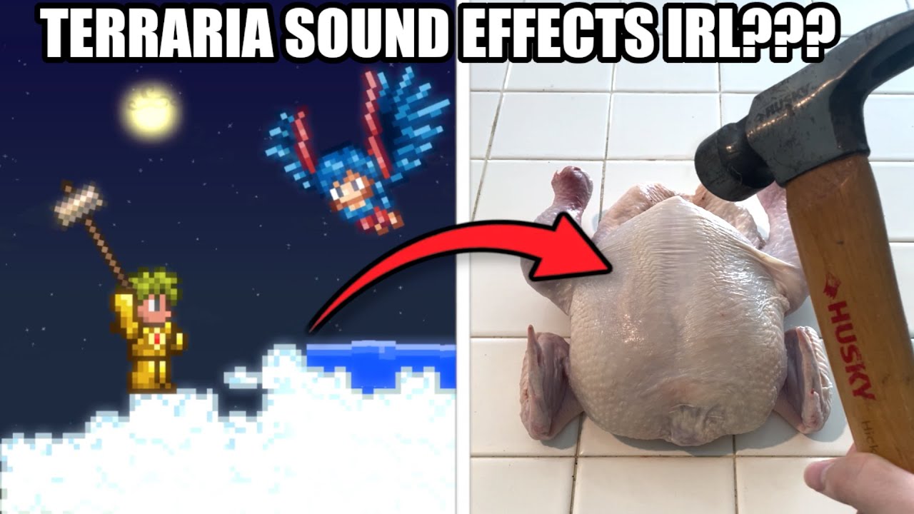 Recreating Terraria Sound Effects IRL