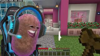 TEROWONGAN RAHASIA DARI RUMAH MOMON KE RUMAH ATUN !! BANGUN RUANG GAMING!! feat @sapipurba Minecraft