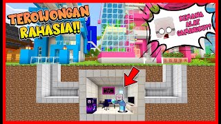 TEROWONGAN RAHASIA DARI RUMAH MOMON KE RUMAH ATUN !! BANGUN RUANG GAMING!! feat @sapipurba Minecraft