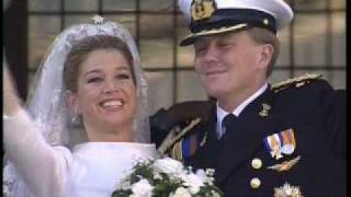 The Prince of Orange and Princess Máximas Wedding Carriage Ride and Balcony Scene