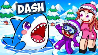 I Became a BABY MEGALODON and got Trapped in the Arctic...