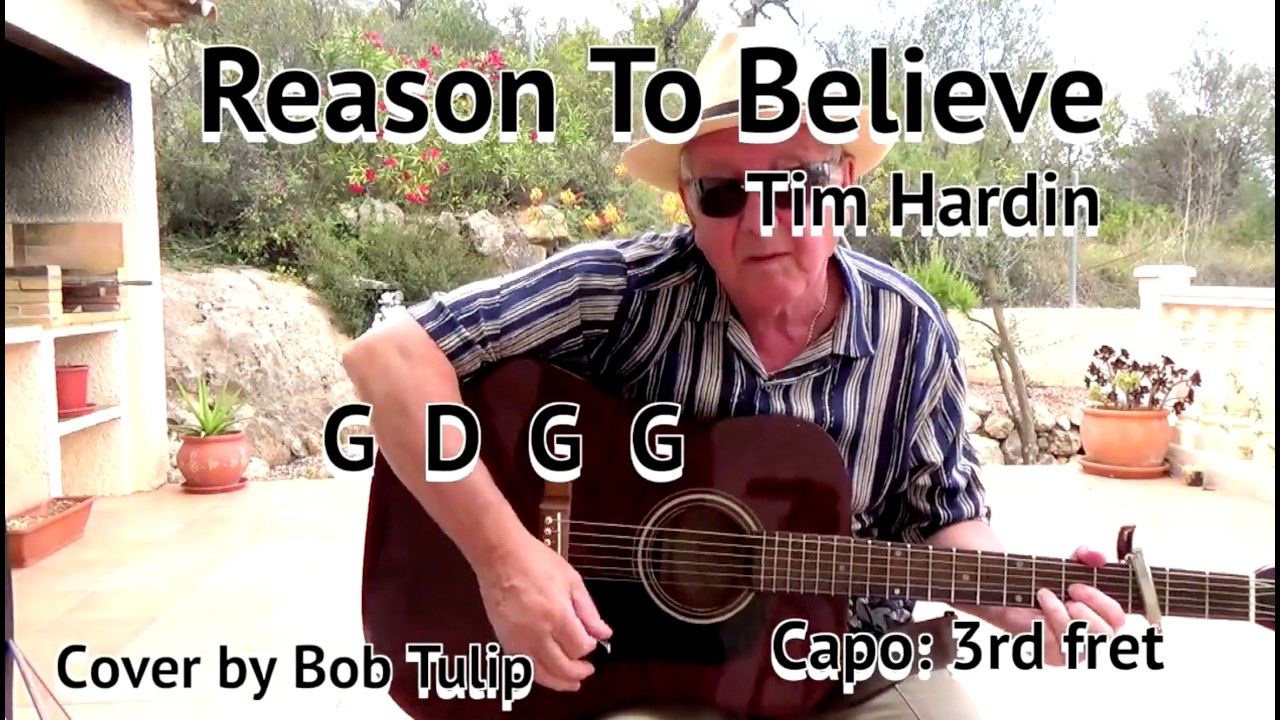 Reason To Believe (Tim Hardin cover) GUITAR LESSON play-along with ...
