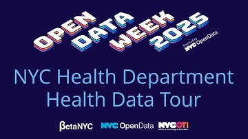 NYC Health Department Health Data Tour