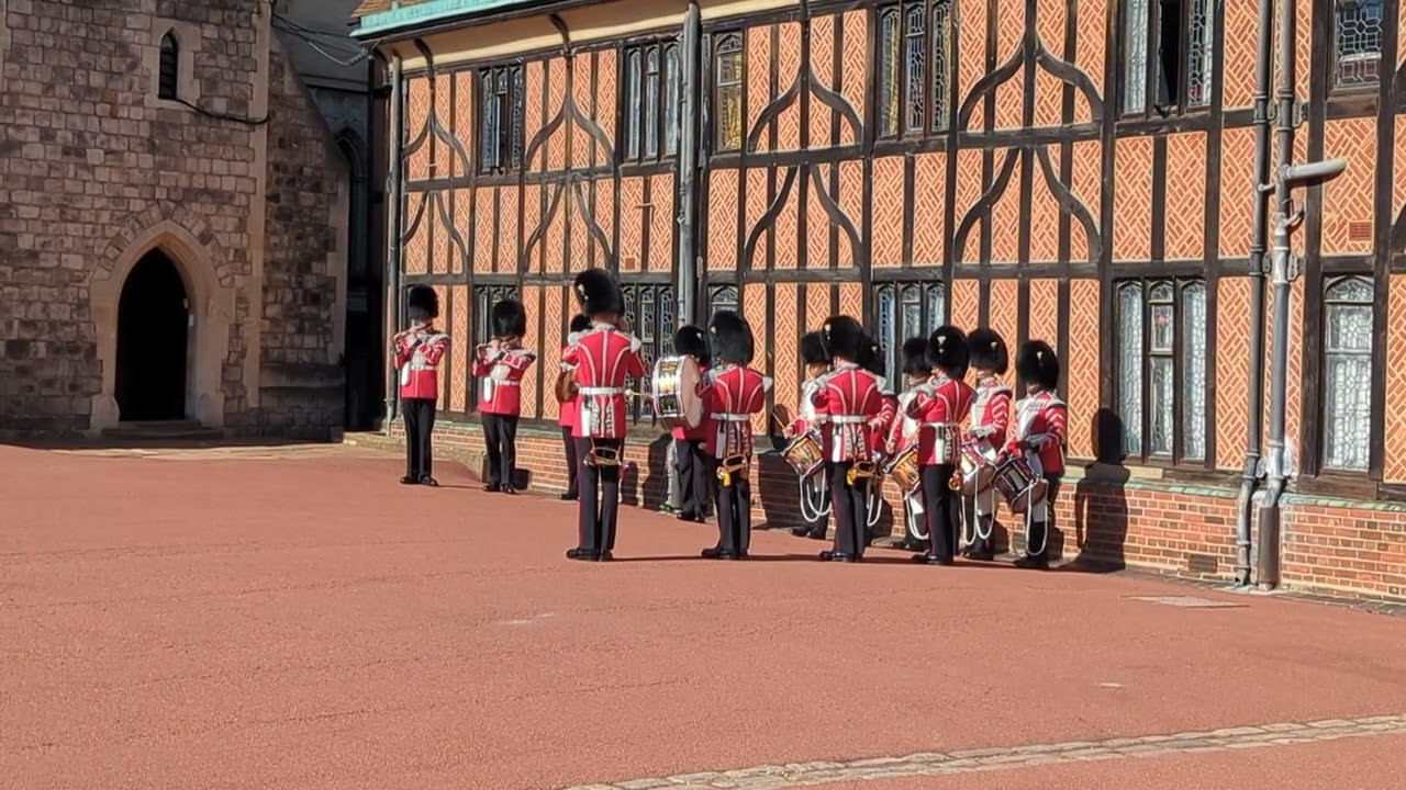 The Changing of the Guard at Windsor Castle, UK