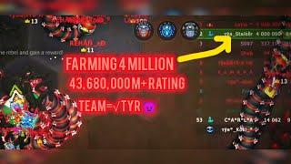 little big snake | farming 4m | team tyr 4.000.000 farming | rebel killer | rebel hunter | #1 🤫 screenshot 5